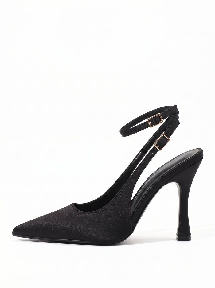 ESCARPINS À TALONS ET BRIDE DE CHEVILLE