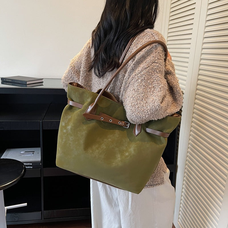 SAC CABAS RÉTRO GRANDE CAPACITÉ