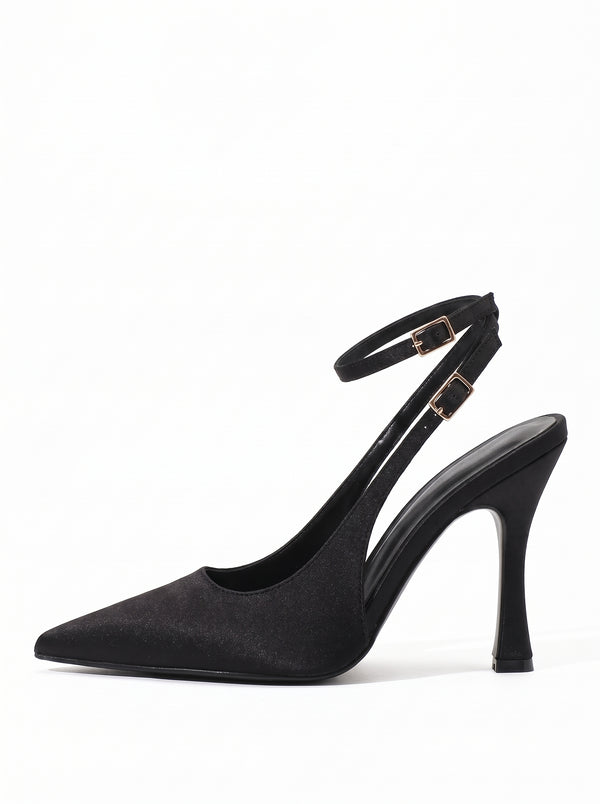 ESCARPINS À TALONS ET BRIDE DE CHEVILLE